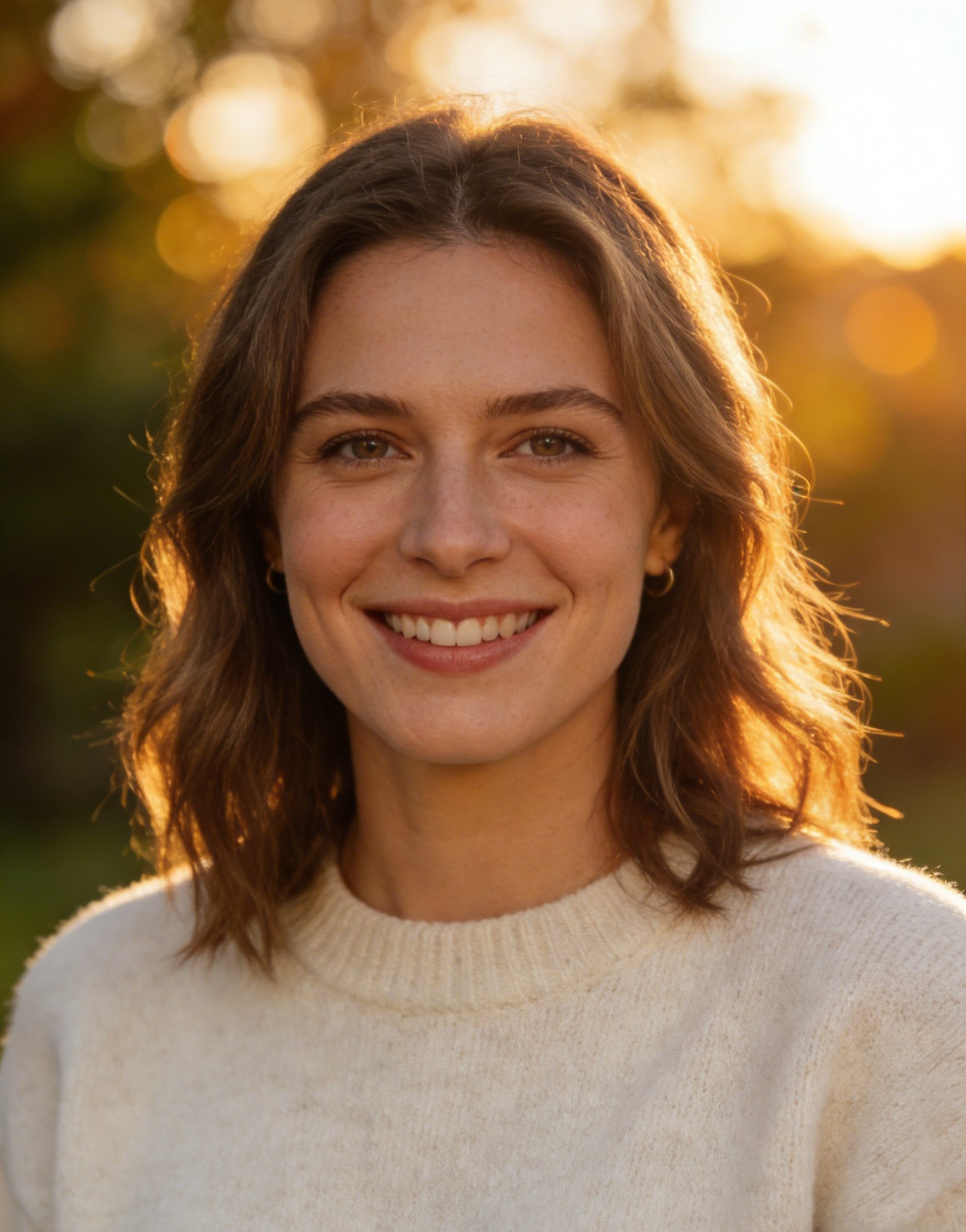 Casual style headshot example