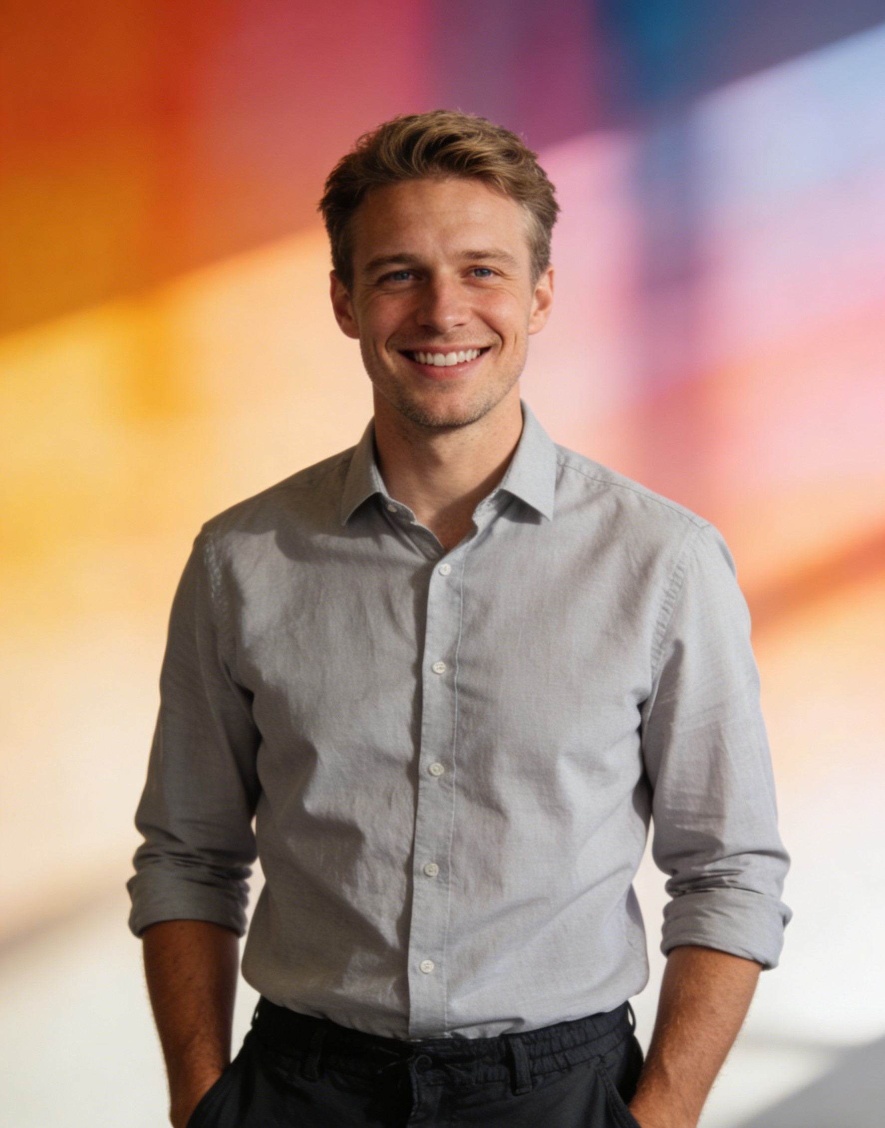 Creative style headshot example